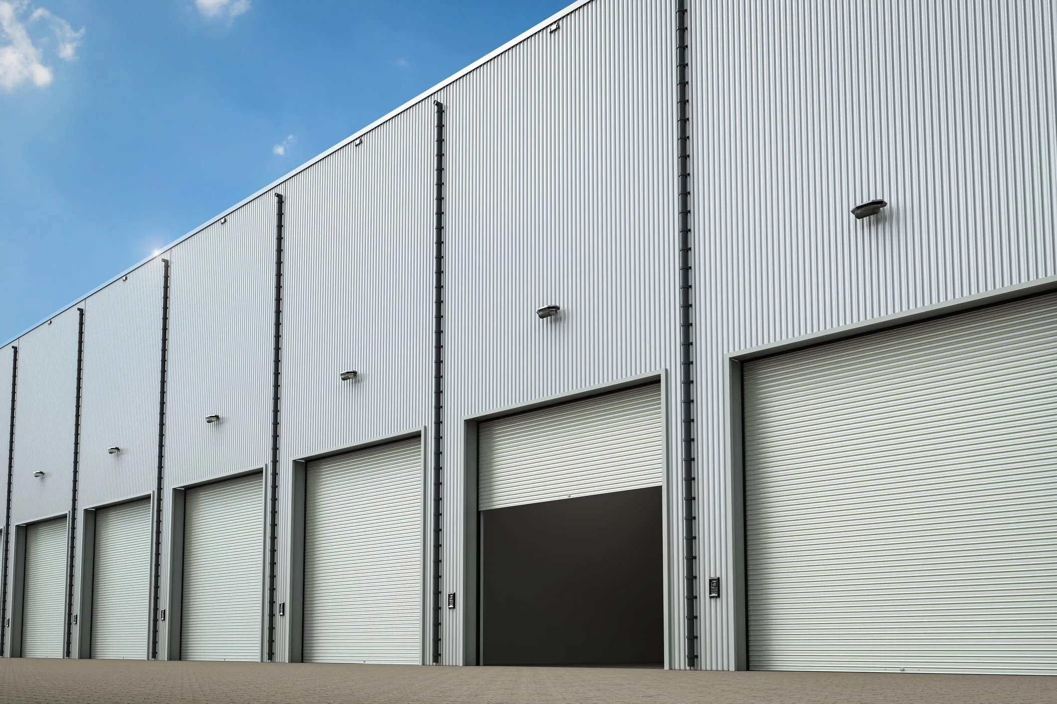 Warehouse door installation